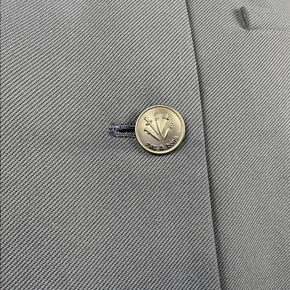 Rag & Bone Slave Navy Polyamide/Elastane Blazer. - image 7